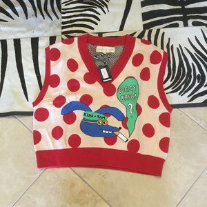 Kina and Tam sweater Vest size 3xl New (fits 2x)